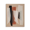 Boho Chic Geometric Abstract Painting on Canvas 100x80 cm Naruk Promotion