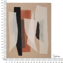 Boho Chic Geometric Abstract Painting on Canvas 100x80 cm Naruk Catalog