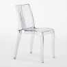 Clear polycarbonate stackable bar kitchen chairs Dune Grand Soleil Bulk Discounts