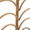 Decorative Wall Panel Bamboo Fan Effect 160x80 cm Panama Sale