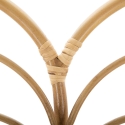 Decorative Wall Panel Bamboo Fan Effect 160x80 cm Panama Discounts