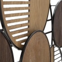 Boho Chic Wood and Metal Decorative Wall Panel 134x69cm Woody Sale