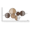 Boho Chic Wood and Metal Decorative Wall Panel 134x69cm Woody Catalog