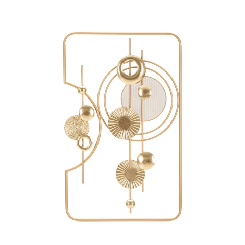 Goldy 3D Gold Metal Wall Decor Panel 80x49.5 cm Promotion