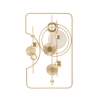 Goldy 3D Gold Metal Wall Decor Panel 80x49.5 cm Promotion