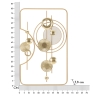 Goldy 3D Gold Metal Wall Decor Panel 80x49.5 cm Discounts