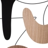 Modern 3D Wall Panel in Wood and Metal, Astroy Design Offers