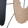 Modern 3D Wall Panel in Wood and Metal, Astroy Design Sale