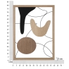 Modern 3D Wall Panel in Wood and Metal, Astroy Design Catalog