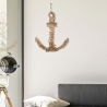 Wooden Anchor-Shaped Wall Sculpture 46x39 cm Nature On Sale