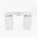 Manicure and nail reconstruction table with vacuum cleaner and drawers Tibi Measures