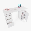 Manicure and nail reconstruction table with vacuum cleaner and drawers Tibi Discounts