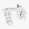 Manicure and nail reconstruction table with vacuum cleaner and drawers Tibi Discounts