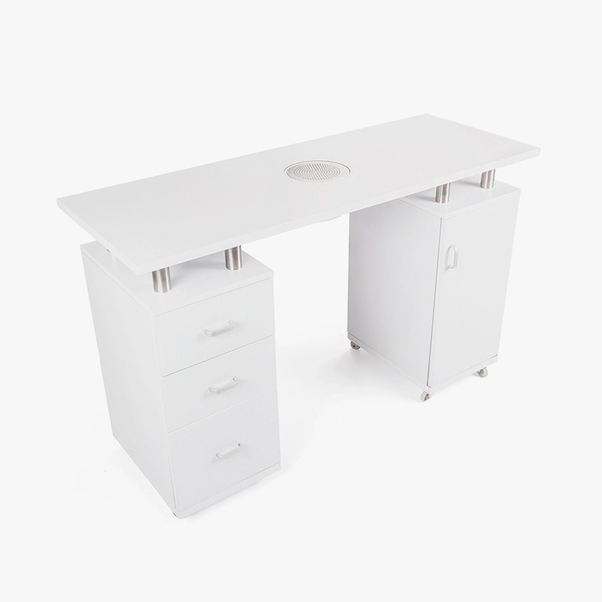 Manicure and nail reconstruction table with vacuum cleaner and drawers Tibi Promotion