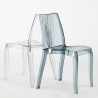 Transparent Polycarbonate Stackable Bar & Kitchen Chairs Dune Grand Soleil Model