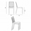 Transparent Polycarbonate Stackable Bar & Kitchen Chairs Dune Grand Soleil Characteristics