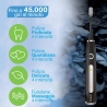 Rechargeable Sonic Toothbrush, 4 Heads, 4 Modes, Identity Decise Measures