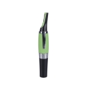 Battery-Powered Precision Razor with LED, 2 Combs, Black and Green - Spark Offers