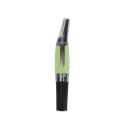 Battery-Powered Precision Razor with LED, 2 Combs, Black and Green - Spark Promotion