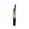 Battery-Powered Precision Razor with LED, 2 Combs, Black and Green - Spark Promotion