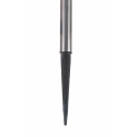 Set of 12 Stainless Steel Pathway Lights Ø5.5x39.5cm Silver Lunara Discounts