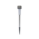 Set of 12 Stainless Steel Pathway Lights Ø5.5x39.5cm Silver Lunara Promotion