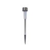 Set of 12 Stainless Steel Pathway Lights Ø5.5x39.5cm Silver Lunara Promotion