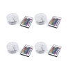Set of 4 Virel LED Spotlights, Waterproof with Remote, Ø6.9x2.8 cm Promotion