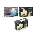 Set of 3 LED Candles with Remote, 12 Color Variations, Tivon Catalog