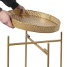 Kelto Black Round Foldable Wrought Iron Table Choice Of