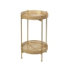 Kelto Black Round Foldable Wrought Iron Table Characteristics