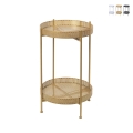 Kelto Black Round Foldable Wrought Iron Table Promotion