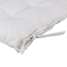 Water-Repellent Chair Cushion 40x40 cm Padded Tavun Measures