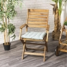 Water-Repellent Chair Cushion 40x40 cm Padded Tavun On Sale