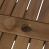 Folding Octagonal Acacia Table with Umbrella Hole Bali Discounts