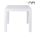Varnu Square Outdoor Table, Rattan-Effect Plastic, 80x80 cm Promotion