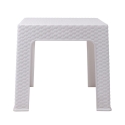Zhorek Outdoor Low Table 43x43 cm in Rattan Effect Plastic Discounts