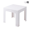 Zhorek Outdoor Low Table 43x43 cm in Rattan Effect Plastic Promotion