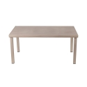 Outdoor Table + 6 Garden Chairs in Aluminum with Cushions Ibiza Sale