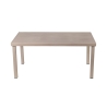 Outdoor Table + 6 Garden Chairs in Aluminum with Cushions Ibiza Sale