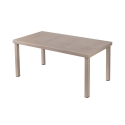 Outdoor Table + 6 Garden Chairs in Aluminum with Cushions Ibiza Discounts
