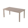 Outdoor Table + 6 Garden Chairs in Aluminum with Cushions Ibiza Discounts