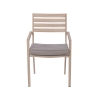 Outdoor Table + 6 Garden Chairs in Aluminum with Cushions Ibiza Catalog