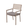 Outdoor Table + 6 Garden Chairs in Aluminum with Cushions Ibiza Bulk Discounts