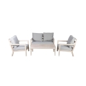 Outdoor Patio Set with Sofa, Coffee Table, and 2 Armchairs with Cushions Ibiza Offers