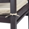 Outdoor Garden Lounge Set: Sofa, 2 Armchairs, Coffee Table, Wood Effect Fij Buy