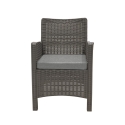 Garden Lounge Set: 2-Seater Sofa, Armchairs, Coffee Table, Rattan Effect, Malaga Choice Of