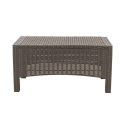 Garden Lounge Set: 2-Seater Sofa, Armchairs, Coffee Table, Rattan Effect, Malaga Price