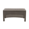 Garden Lounge Set: 2-Seater Sofa, Armchairs, Coffee Table, Rattan Effect, Malaga Price