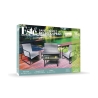 Saint Tropez 4-Piece Outdoor Patio Set with Glass-Top Table Sale